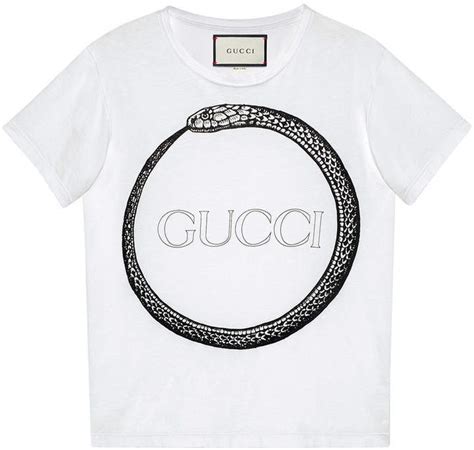 gucci ouroboros t shirt|diamond gucci necklace.